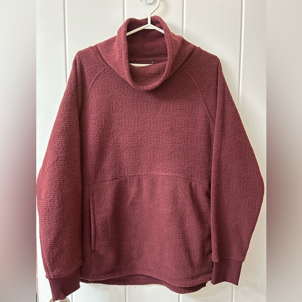 Woods Cozy cowl neck fleece NWT